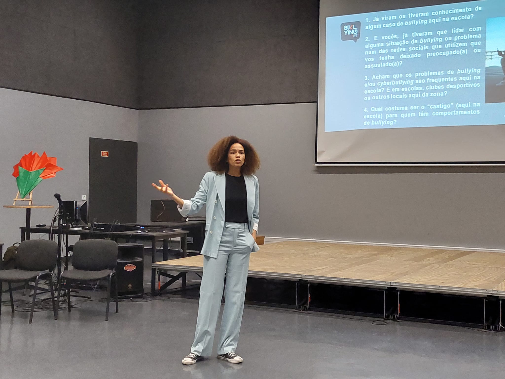 Sessão no Agrupamento de Escolas Professor Ruy Luís Gomes - Laranjeiro, Almada