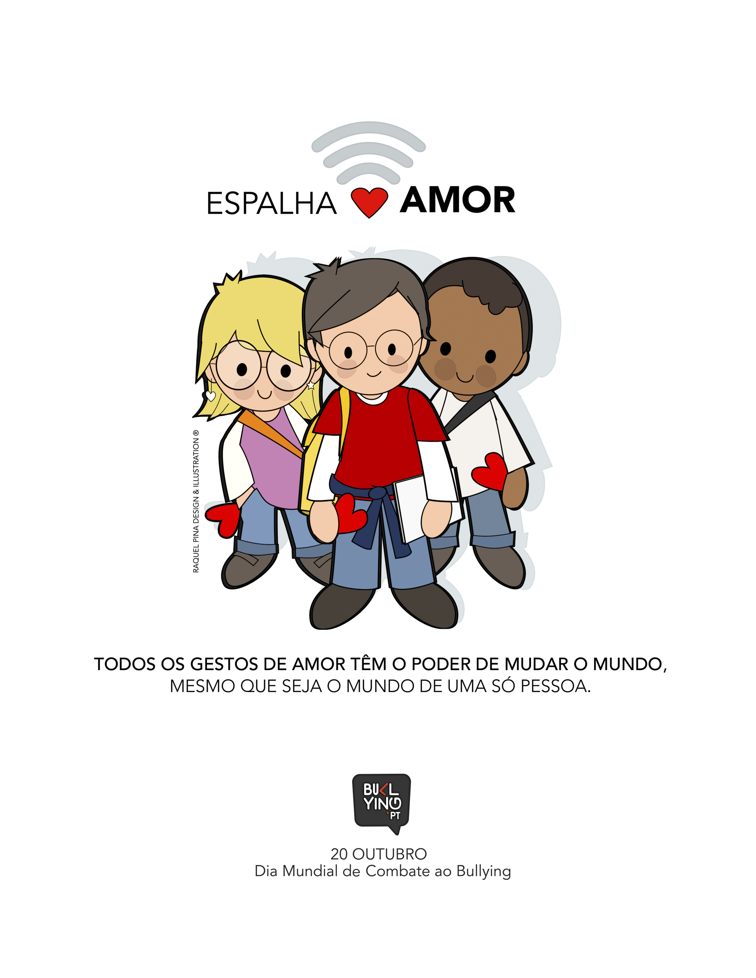 Cartaz do 20 de Outubro: Dia Mundial de Combate ao Bullying